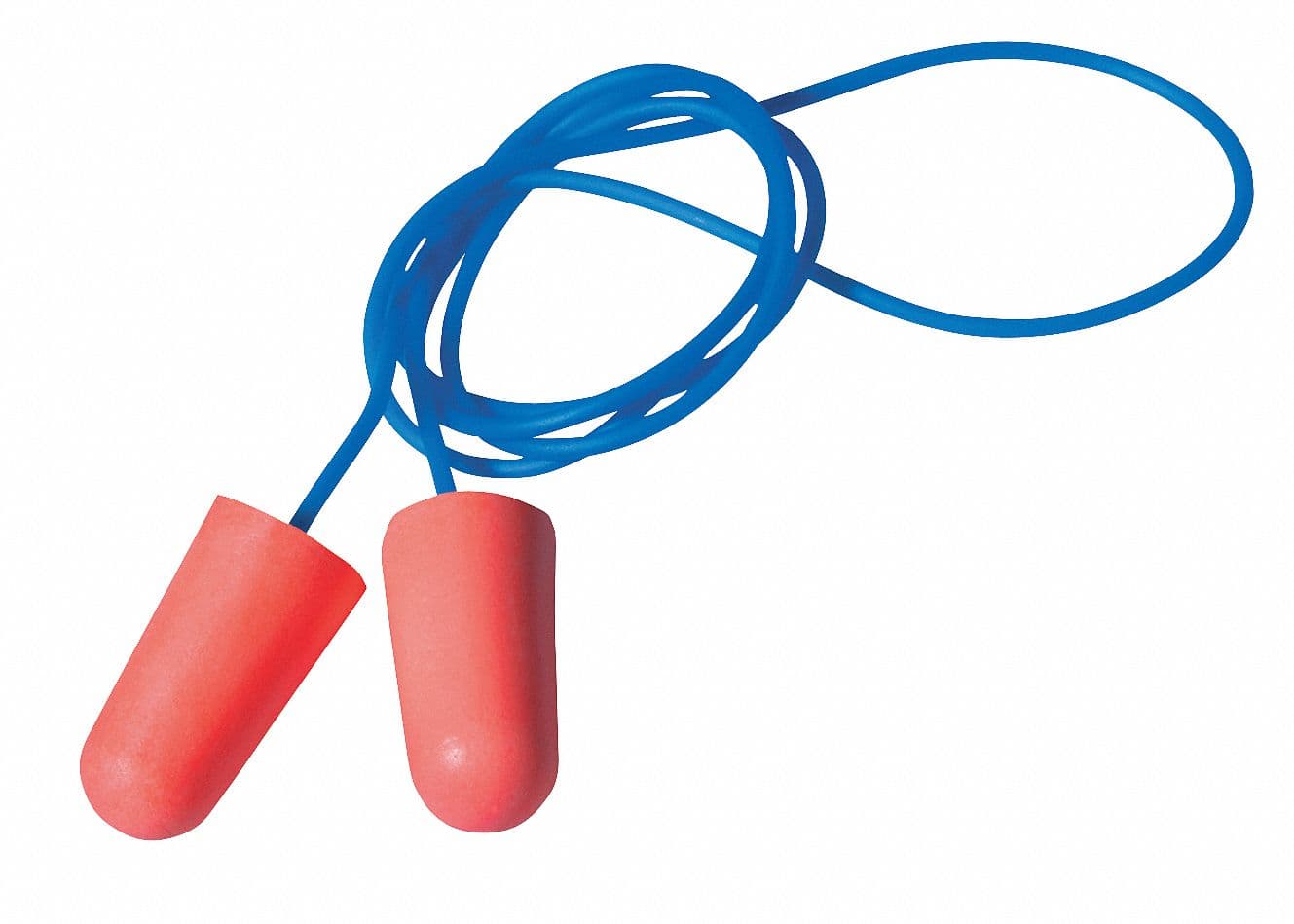 HONEYWELL HOWARD LEIGHT Ear Plugs: Bullet, 32 dB NRR, Gen Purpose, Corded, Disposable, 100 PK